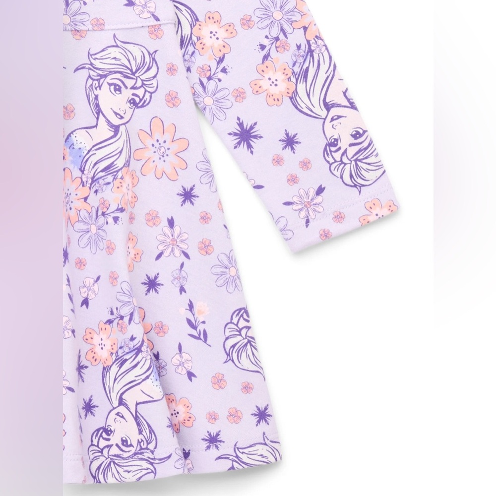Disney‎ Frozen Toddler Long Sleeve Dress NWT 12M & 2T - Picture 5 of 6
